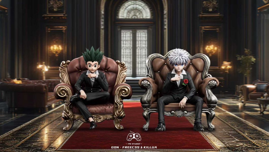 【預購】PG-Studio > HUNTER×HUNTER全職獵人 > 沙發系列第三彈 沙發小傑&沙發奇犽 (雙版本) 全職獵人,小傑,奇犽,GK,玩具,模型,雕像,共鳴