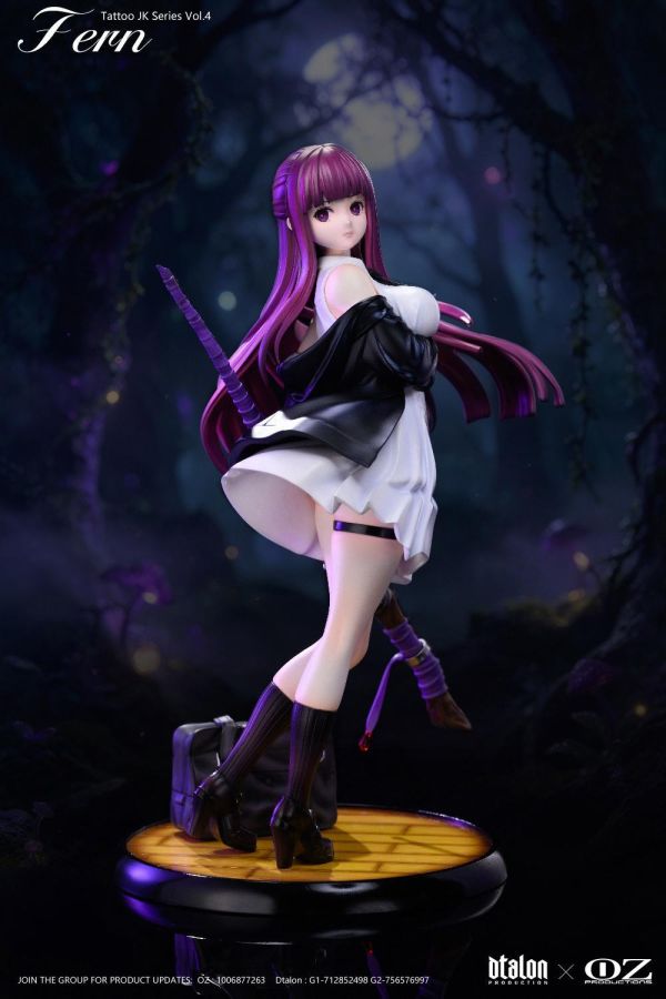 【18+預購】Dtalon Production & Oz production > 葬送的芙莉蓮 > 1/6 紋身 JK 系列第四彈：費倫(雙版本) 迷因工作室,絕區零,希格莉德,GK,玩具,收藏,擺件,模型,公仔,人偶,手辦,動漫