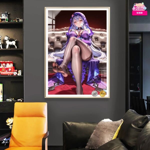 【預購】阿喵畫社>崩壞：星穹鐵道>坐姿黑天鵝高清裝飾畫 崩壞星穹鐵道,米哈遊,米家,黑天鵝,手機遊戲,手遊,GK,玩具,模型,雕像,共鳴