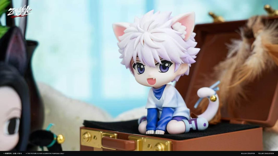 【預購】Zoldyck > HUNTER×HUNTER全職獵人 > Q版貓貓奇犽＆伊爾謎(雙比例) Lolita-Studio,HUNTER×HUNTER全職獵人,奇犽,小傑,GK,玩具,收藏,擺件,模型,公仔,人偶,手辦,動漫