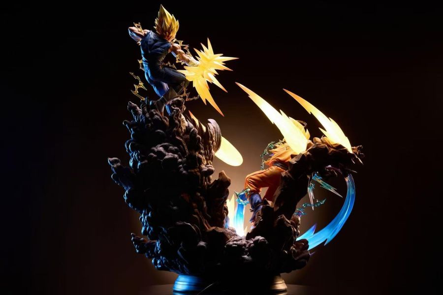 【預購】KD-Studio > 七龍珠 > 1/6 七龍珠Z場景雕像 悟空vs魔人貝吉塔 KD-Studio,七龍珠,悟空,貝吉塔,GK,玩具,收藏,擺件,模型,公仔,人偶,手辦,動漫