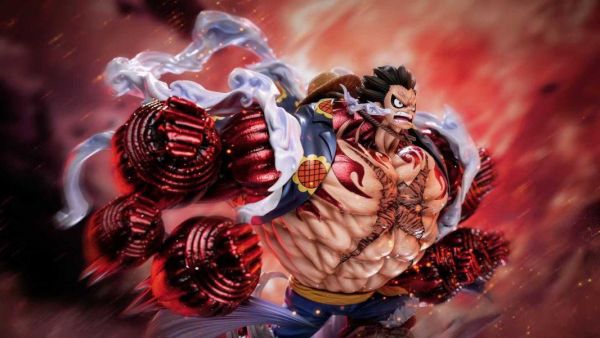 【海外現貨】LX-Studio>海賊王>群鴉炮魯夫 海賊王,雷神,艾涅爾,GK,玩具,模型,雕像,擺飾,收藏,共鳴