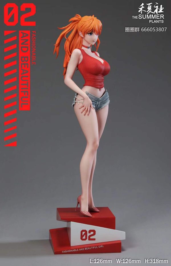 【售罄-代購/追加服務請洽客服】禾夏社工作室 > EVA新世紀福音戰士 > 1/6 夏日女友系列 校花明日香 火影忍者,NARUTO,夕日紅,GK,玩具,模型,雕像,共鳴
