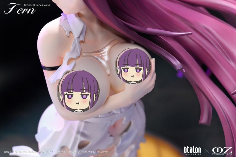 【18+預購】Dtalon Production & Oz production > 葬送的芙莉蓮 > 1/6 紋身 JK 系列第四彈：費倫(雙版本) 迷因工作室,絕區零,希格莉德,GK,玩具,收藏,擺件,模型,公仔,人偶,手辦,動漫