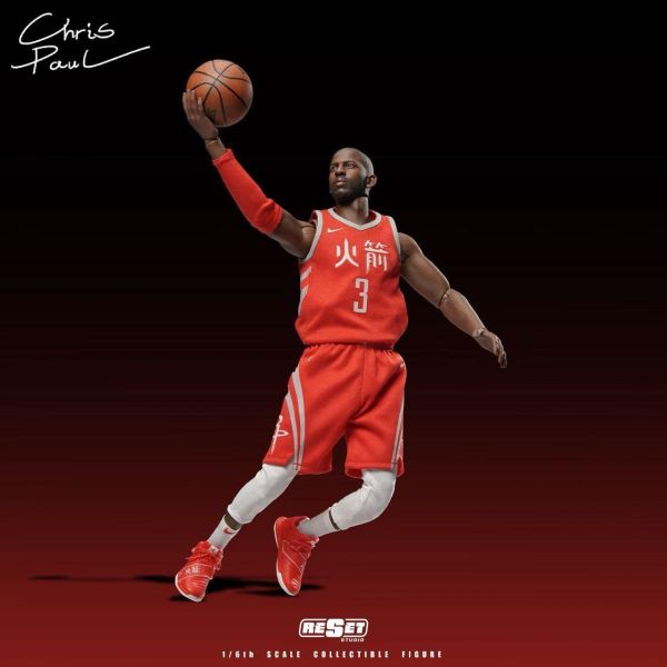 【預購】Reset-Studio > NBA > 1/6 中文火箭紀念版 保羅 Reset-Studio,NBA,保羅,GK,玩具,收藏,擺件,模型,公仔,人偶,手辦,動漫