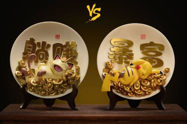 【售罄-代購/追加服務請洽客服】VS模玩>寶可夢>招財暴富 招財版皮卡丘 寶可夢,神奇寶貝,皮卡丘,暴富招財版,VS模玩,招財擺件,GK,玩具,模型,雕像,共鳴
