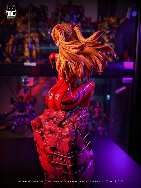 【預購】泡面貓工作室 > EVA新世紀福音戰士 > 坐姿明日香 怪獸降臨50,帝皇機器橋,GK,玩具,模型,雕像,共鳴