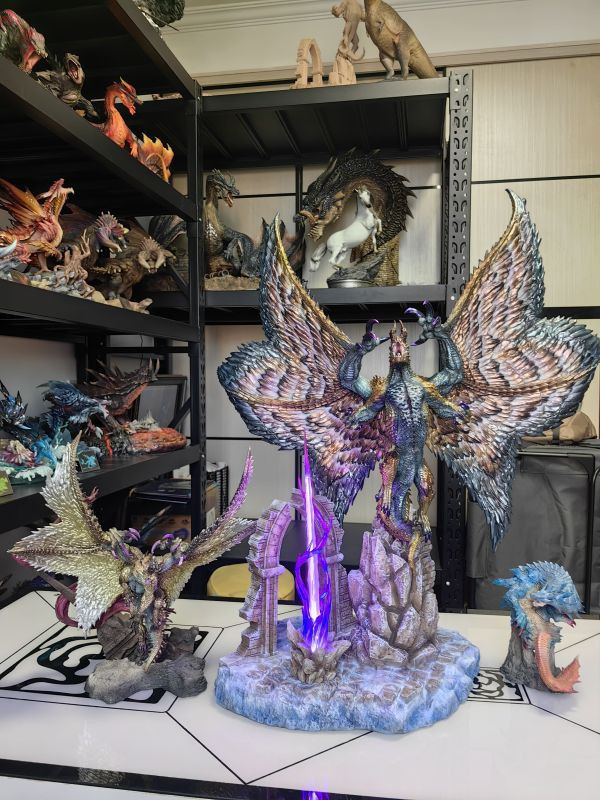 【已售罄，如欲追加請私訊客服@toykokoro】Dragon Frontier>魔物獵人>CG場景 天廻龍 & 千刃龍 & 冰牙龍 魔物獵人,天廻龍,千刃龍,冰牙龍,GK,玩具,模型,雕像,擺飾,收藏,共鳴