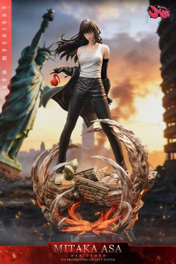 【預購】Modomodo > 鏈鋸人 > 1/4 戰爭惡魔 三鷹朝&三鷹夜 Modomodo,鏈鋸人,三鷹朝,三鷹夜,GK,玩具,收藏,擺件,模型,公仔,人偶,手辦,動漫