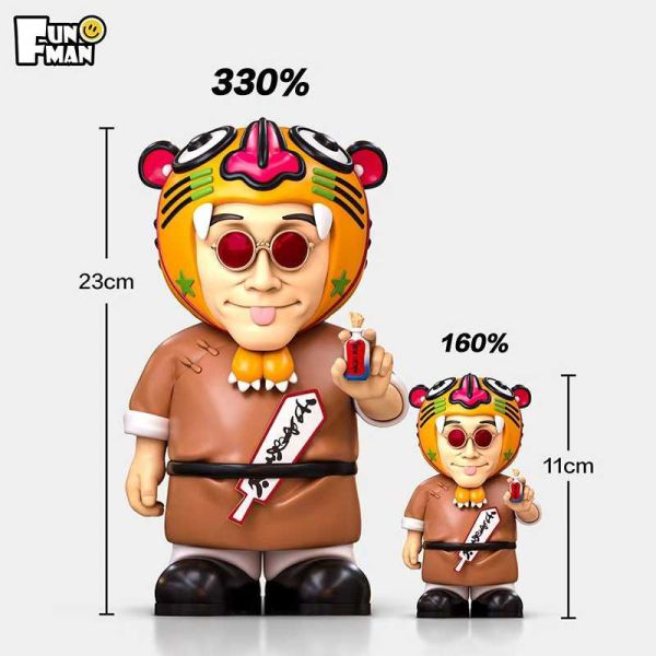 【售罄-代購/追加服務請洽客服】SENZII千紙 > FUN MAN > 韋大人 虎頭 (雙版本) FUN MAN,韋大人 虎頭,GK,玩具,模型,雕像,共鳴