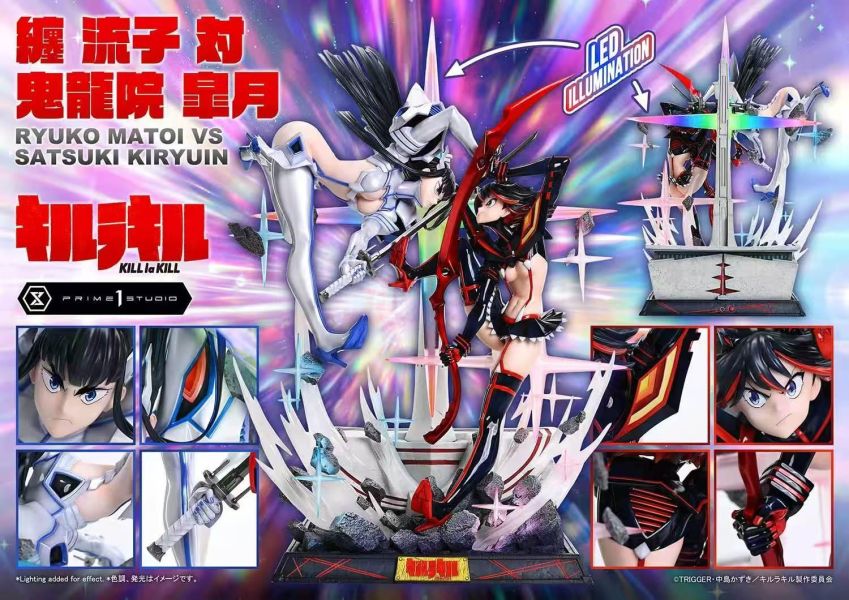 【預購】Prime 1 Studio(P1S) > KILL la KILL > 1/4 纏流子vs鬼龍院皋月 (雙版本) Prime 1 Studio(P1S),KILL la KILL,纏流子,鬼龍院皋月,GK,玩具,收藏,擺件,模型,公仔,人偶,手辦,動漫