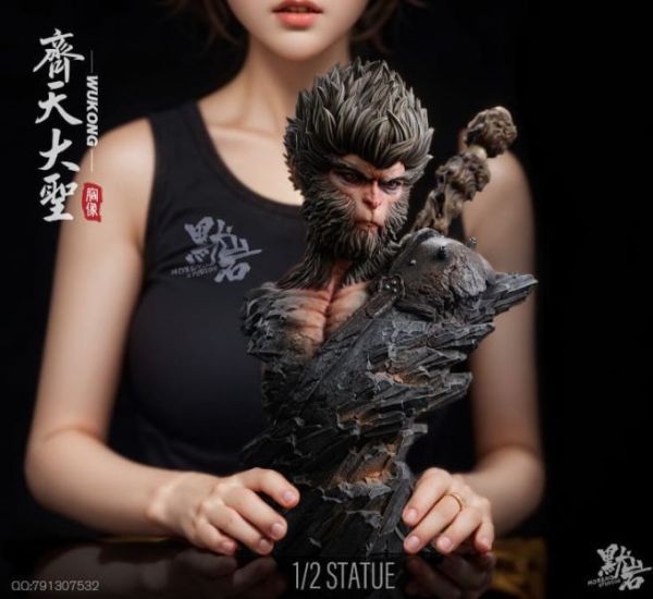 【售罄-代購/追加服務請洽客服】MORENO默岩>西遊記>1/2 & 1/4 齊天大聖孫悟空胸像 西遊記,齊天大聖,孫悟空,MORENO默岩,GK,玩具,模型,雕像,共鳴