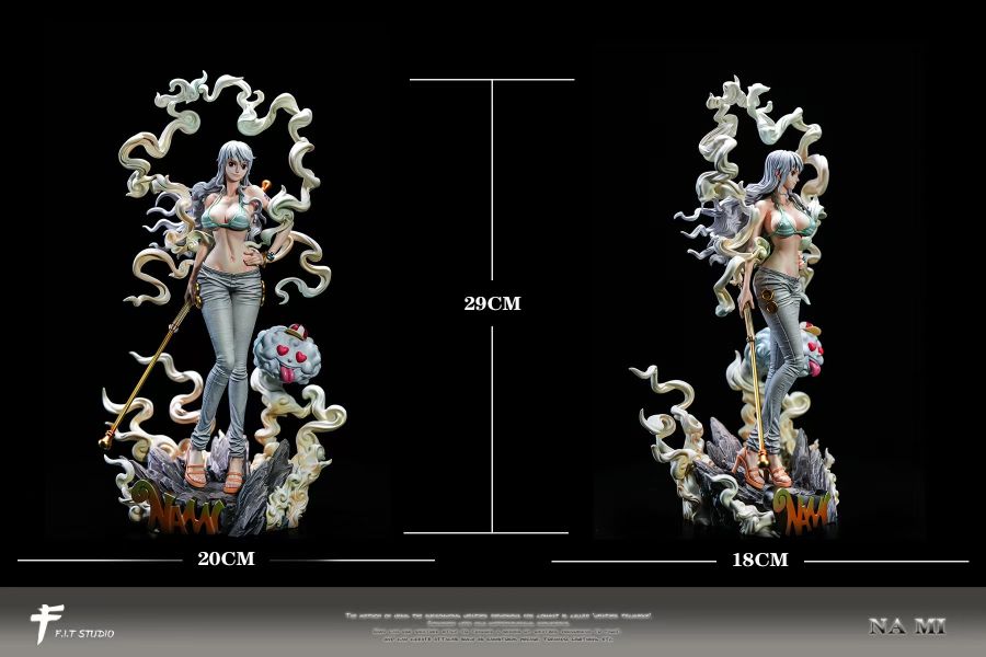 【預購】FIT-Studio > 海賊王 > 全員共鳴系列款 尼卡型態白毛航海士 娜美 神隱少女,宮崎駿,千尋,療育擺件,GK,玩具,模型,雕像,共鳴