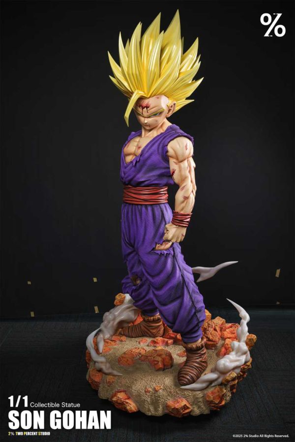 【預購】2％-Studio > 七龍珠 > 1/1 超二悟飯 七龍珠,Dragonball,超二悟飯,超級賽亞人,賽亞人,GK,玩具,模型,雕像