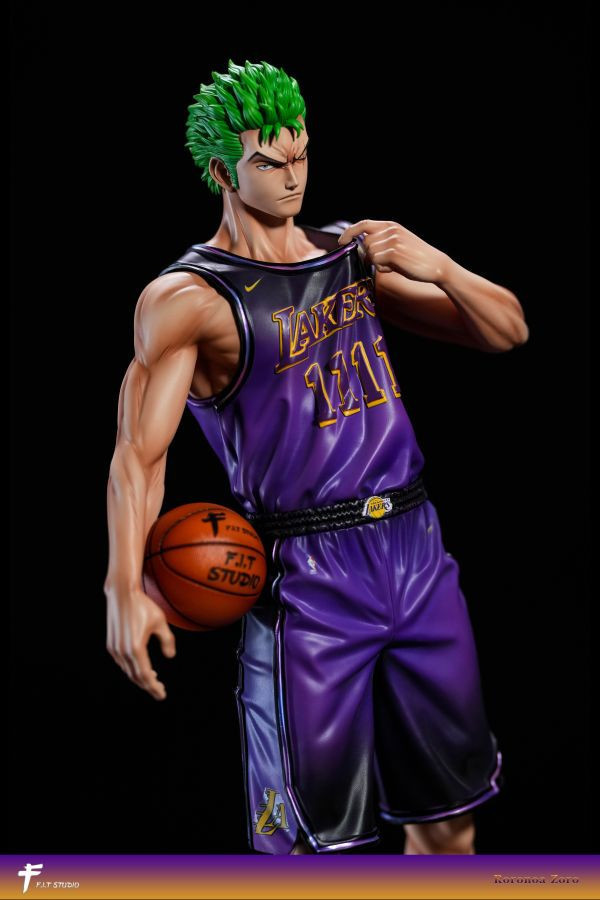 【預購】FIT-Studio > 海賊王cosNBA > 1/6&1/4職籃全明星系列 索隆 (雙比例 雙配色) 遊戲王,黑魔導女孩,GK,玩具,模型,雕像,共鳴