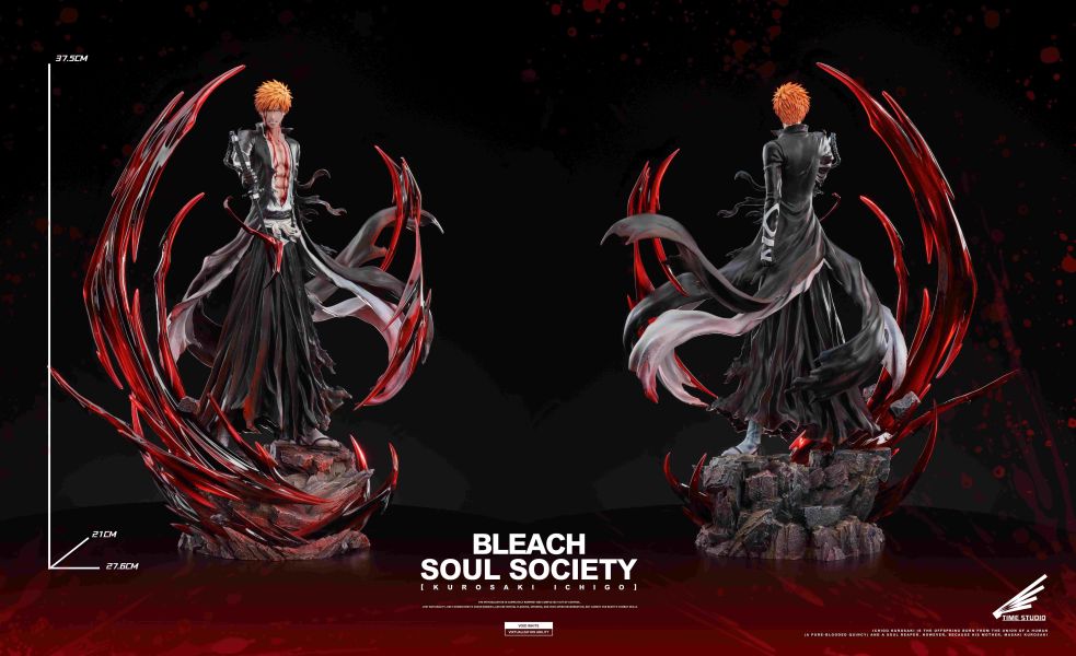 【預購】Time-Studio > BLEACH死神 > 全新主人物系列產品線 第四彈 卍解 黑崎一護 SOQ-Studio,BLEACH死神,黑崎一護,GK,玩具,收藏,擺件,模型,公仔,人偶,手辦,動漫