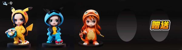 【已售罄，如欲追加請私訊客服@toykokoro】Cit & 超級乖>海賊王 & 寶可夢>變皮系列第三彈 小火龍娜美 怪博士與機器娃娃,阿拉蕾,GK,玩具,模型,雕像,擺飾,收藏,共鳴