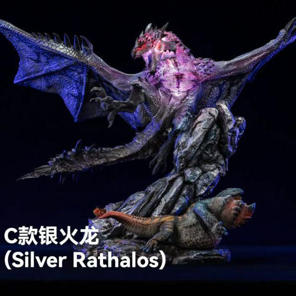 【預購】Dragon Frontier>魔物獵人>雄火龍 & 蒼火龍 & 銀火龍 怪博士與機器娃娃,阿拉蕾,GK,玩具,模型,雕像,擺飾,收藏,共鳴