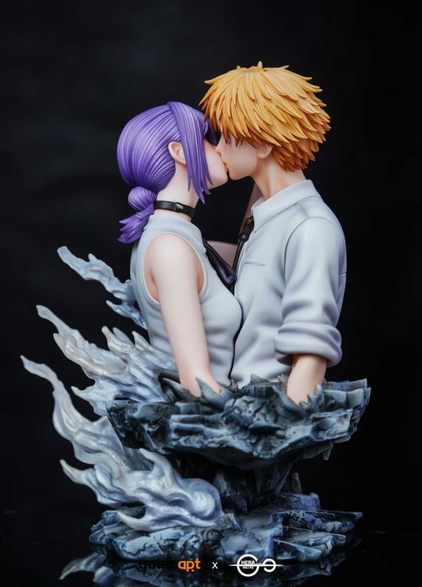 【預購】Quiet Art & HeRa赫拉 > 鏈鋸人 > 1/6 戀·花·鏈鋸 炸彈惡魔波姆&蕾塞 淀治蕾塞Kiss胸像 (多版本) 鏈鋸人,波姆,蕾塞,淀治,GK,玩具,模型,雕像,共鳴