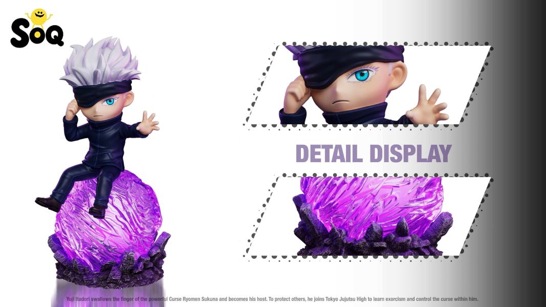 【預購】SOQ-Studio > 咒術迴戰 > Q版五條悟 SOQ-Studio,咒術迴戰,五條悟,GK,玩具,收藏,擺件,模型,公仔,人偶,手辦,動漫