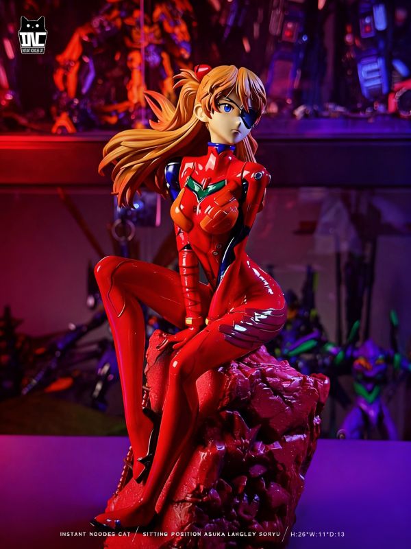 【預購】泡面貓工作室 > EVA新世紀福音戰士 > 坐姿明日香 怪獸降臨50,帝皇機器橋,GK,玩具,模型,雕像,共鳴