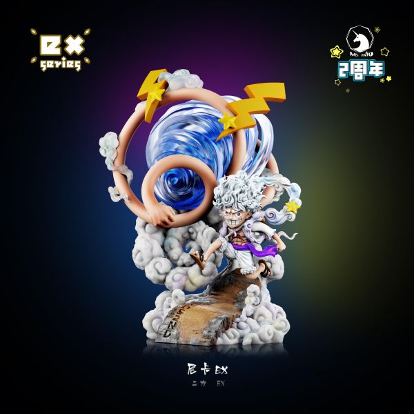 【預購】MDS-Studio > 海賊王 > 白色鞭&猿神槍 尼卡魯夫 (多版本) MDS-Studio,海賊王,魯夫,GK,玩具,收藏,擺件,模型,公仔,人偶,手辦,動漫