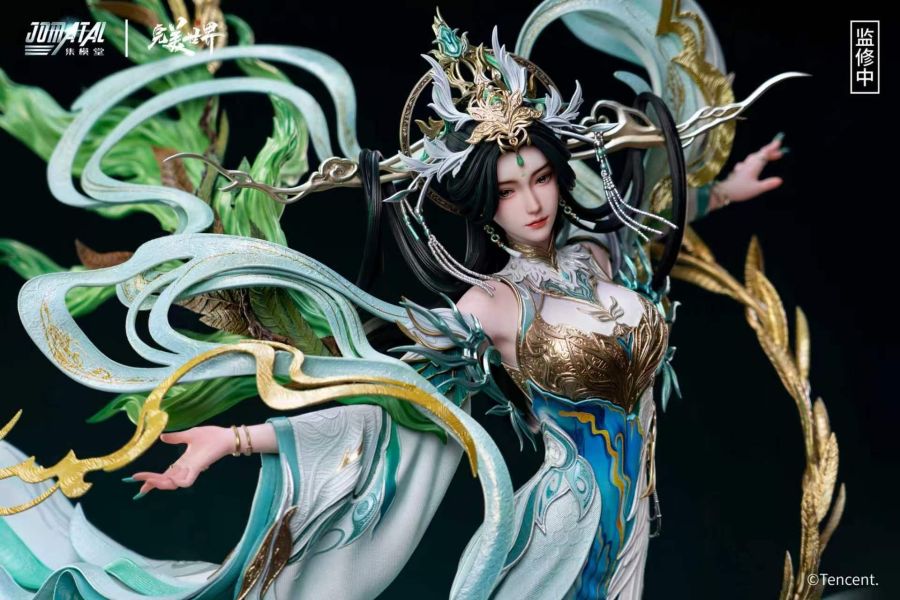 【預購】《正版授權》集模堂JOMATAL & 騰訊視頻 > 完美世界 > 1/4雕像 無敵道 柳神 靈韻工作室,完美世界,清漪,GK,玩具,收藏,擺件,模型,公仔,人偶,手辦,動漫
