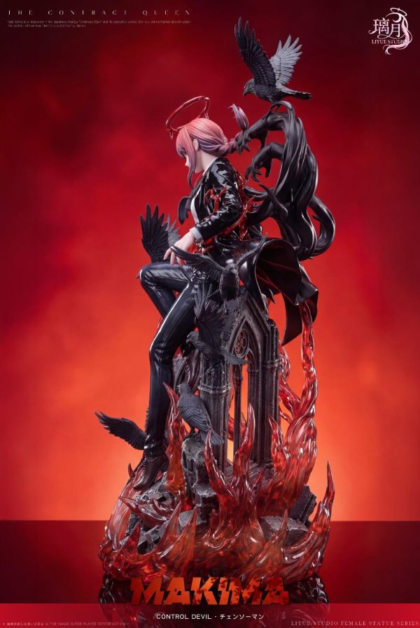 【預購】璃月工作室 > 鏈鋸人 > 1/6 環焰鴉影 瑪奇瑪 璃月工作室,鏈鋸人,瑪奇瑪,GK,玩具,收藏,擺件,模型,公仔,人偶,手辦,動漫