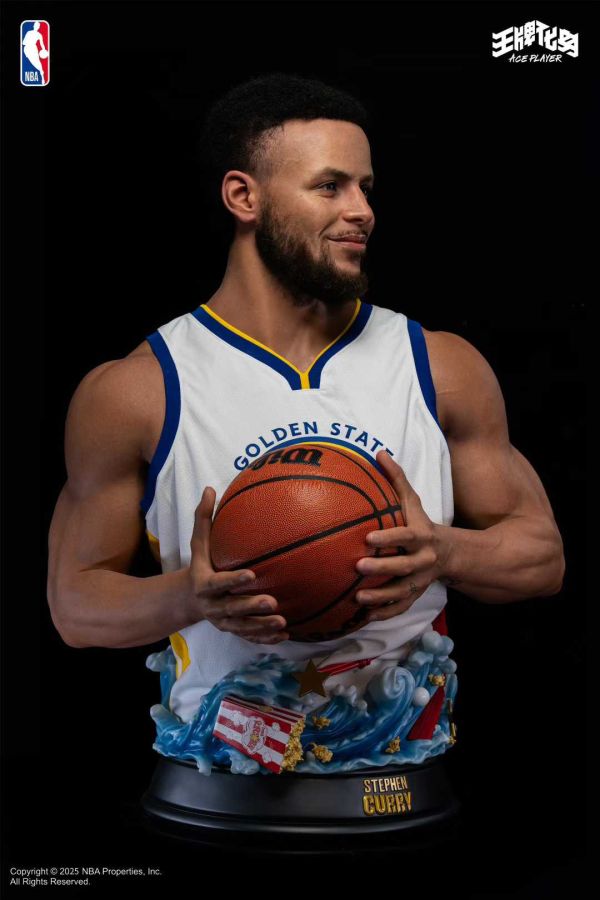 【預購】AcePlayer王牌化身 > NBA > 1/1 半身像 史蒂芬·柯瑞 NBA,史蒂芬·柯瑞,GK,玩具,模型,雕像,共鳴