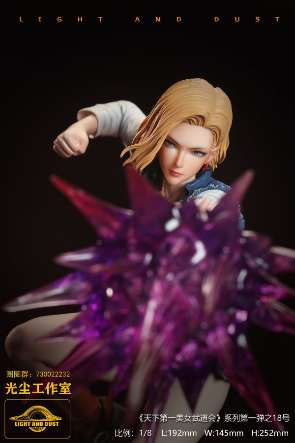 【售罄-代購/追加服務請洽客服】光塵工作室 X 七龍珠 1/8 天下第一美女武道會第一彈 人造人18號 七龍珠,人造人18號,孫悟空,光塵工作室,天下第一美女武道會,GK,玩具,雕像,擺件,收藏