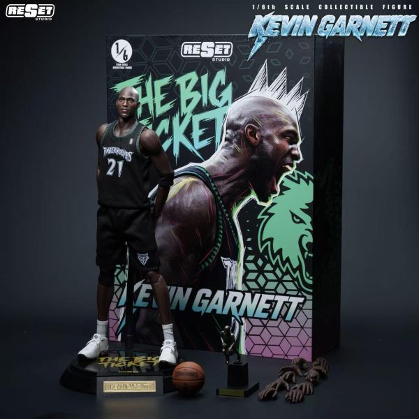 【預購】Reset-Studio > NBA > 1/6 收藏級可動人偶套裝 森林狼MVP 加內特 Reset-Studio,世足,哈蘭德,GK,玩具,收藏,擺件,模型,公仔,人偶,手辦,動漫