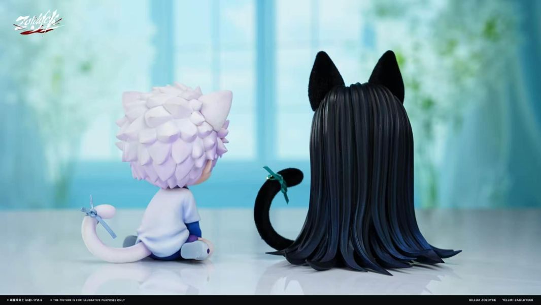 【預購】Zoldyck > HUNTER×HUNTER全職獵人 > Q版貓貓奇犽＆伊爾謎(雙比例) Lolita-Studio,HUNTER×HUNTER全職獵人,奇犽,小傑,GK,玩具,收藏,擺件,模型,公仔,人偶,手辦,動漫