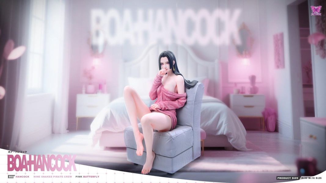 【預購】PinkButterfly粉蝶 > 海賊王 > 1/4 女帝 波雅·漢考克 (雙版本) PinkButterfly粉蝶,海賊王,女帝,波雅·漢考克,GK,玩具,收藏,擺件,模型,公仔,人偶,手辦,動漫