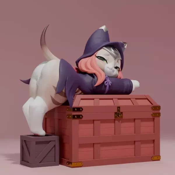 【預購】靈魔工作室 > 魔物獵人 > 月露貓 魔物獵人,月露貓,GK,玩具,模型,雕像,共鳴