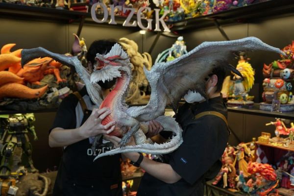 【預購】DragonFrontier > 魔物獵人 > 大尺寸加燈版 祖龍 魔物獵人,祖龍,GK,玩具,模型,雕像,共鳴