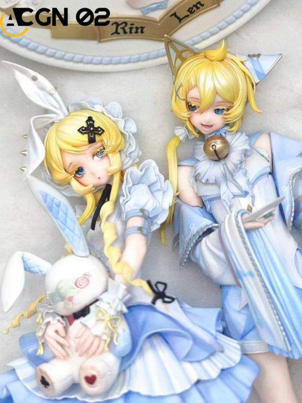 【預購】ACGN 02 > VOCALOID > 1/7 使魔雙子 鏡音連 & 鏡音鈴 (三版本) Absurd Studio離譜工作室,躲在超市後門吸煙的兩人,山田小姐,GK,玩具,收藏,擺件,模型,公仔,人偶,手辦,動漫