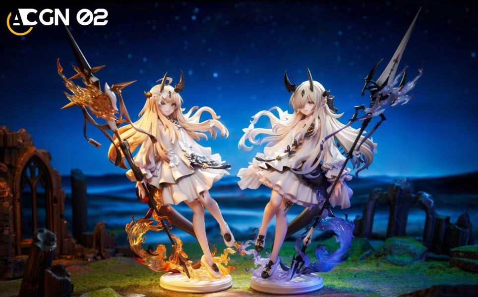 【預購】ACGN 02 > 明日方舟 > 1/7 幼年葦草 & 幼年死芒 Juann-Studio,七龍珠,貝吉特,GK,玩具,收藏,擺件,模型,公仔,人偶,手辦,動漫