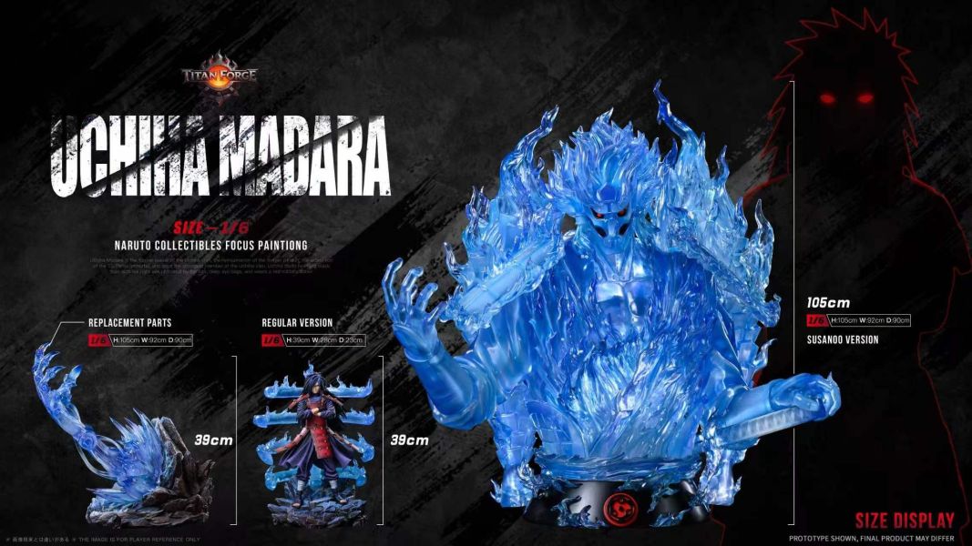 【預購】TITAN FORGE > 火影忍者 > 1/6 宇智波斑 (雙版本) TITAN FORGE,火影忍者,宇智波斑,GK,玩具,收藏,擺件,模型,公仔,人偶,手辦,動漫