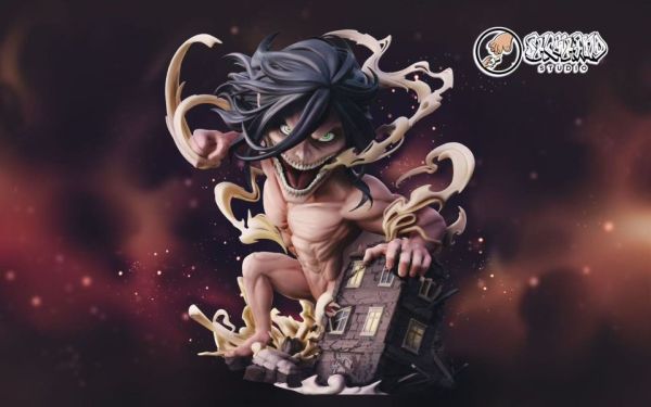 【已售罄，如欲追加請私訊客服@toykokoro】Showhand-Studio>進擊的巨人>巨人場景補全第一彈 艾連·葉卡 怪博士與機器娃娃,阿拉蕾,GK,玩具,模型,雕像,擺飾,收藏,共鳴