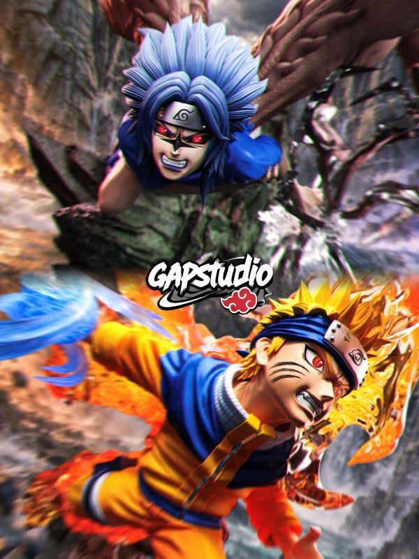 【預購】Gap-Studio > 火影忍者 > 哥倆02 終結之谷 漩渦鳴人 vs 宇智波佐助 映月工作室,原神,芙卡洛斯,GK,玩具,收藏,擺件,模型,公仔,人偶,手辦,動漫