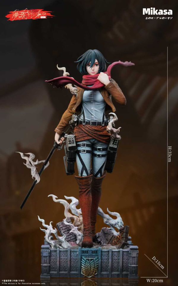 【預購】魔我賬本 > 進擊的巨人 > 共鳴系列 米卡莎·阿卡曼 進擊的巨人,米卡莎·阿卡曼,GK,玩具,模型,雕像,共鳴