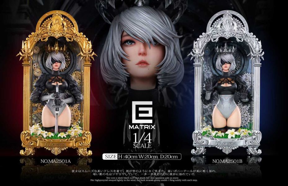 【預購】MATRIX-Studio > 尼爾自動人形 > 1/4 2B (雙版本) MATRIX-Studio,尼爾自動人形,2B,GK,玩具,收藏,擺件,模型,公仔,人偶,手辦,動漫