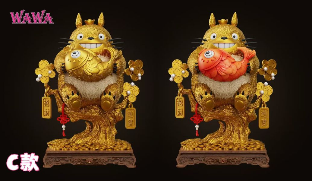 【預購】WAWA-Studio > 宮崎駿 > 龍貓系列 招財龍貓 (多版本) WAWA-Studio,宮崎駿,龍貓,GK,玩具,收藏,擺件,模型,公仔,人偶,手辦,動漫