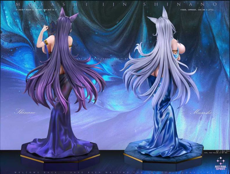 【預購】AstralSpirit星靈 > 碧藍航線 > 1/4 狐貍姐妹花 信濃&武藏 (雙版本) AstralSpirit星靈,碧藍航線,信濃,武藏,GK,玩具,收藏,擺件,模型,公仔,人偶,手辦,動漫