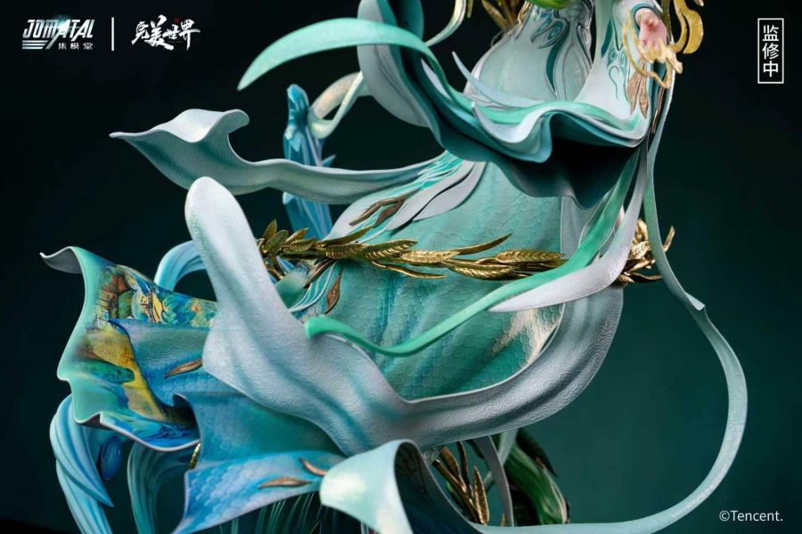 【預購】《正版授權》集模堂JOMATAL & 騰訊視頻 > 完美世界 > 1/4雕像 無敵道 柳神 靈韻工作室,完美世界,清漪,GK,玩具,收藏,擺件,模型,公仔,人偶,手辦,動漫