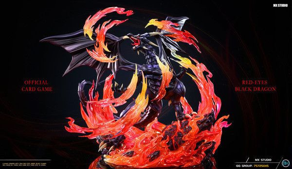 【售罄-代購/追加服務請洽客服】MX X 遊戲王 雕像系列第三款 真紅眼黑龍 