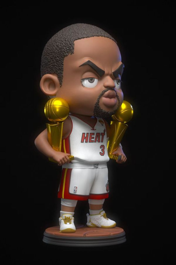 【預購】M3工作室>NBA>Q版德韋恩·韋德 怪博士與機器娃娃,阿拉蕾,GK,玩具,模型,雕像,擺飾,收藏,共鳴