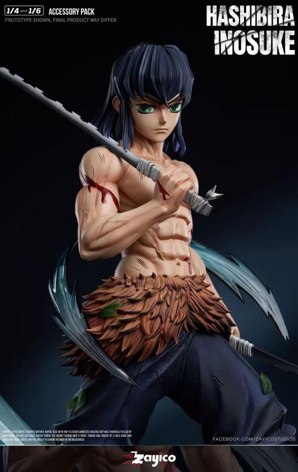 【預購】Zayico-Studio > 鬼滅之刃 > 1/6 & 1/4 海外私定 嘴平伊之助 Fiend Studio,鬼滅之刃,山之王,嘴平伊之助,GK,玩具,收藏,擺件,模型,公仔,人偶,手辦,動漫