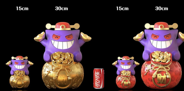 【補款】跳跳堂工作室>寶可夢>招財耿鬼(雙版本) 怪博士與機器娃娃,阿拉蕾,GK,玩具,模型,雕像,擺飾,收藏,共鳴