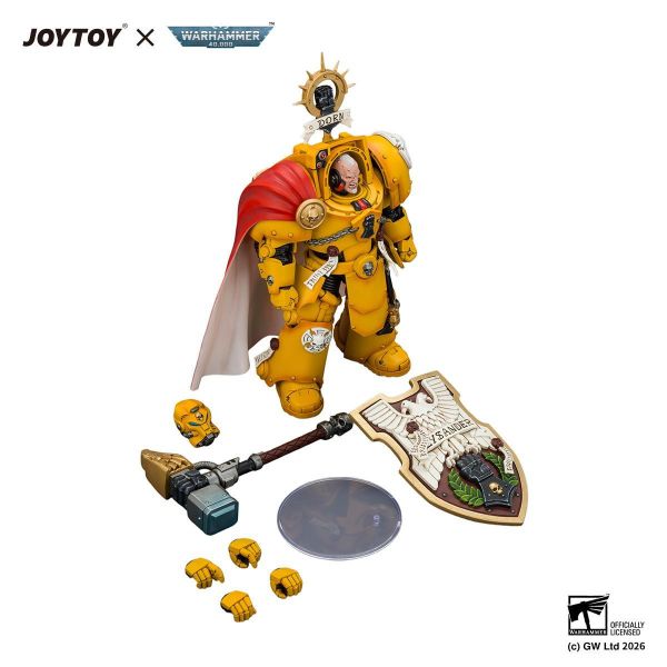 【預購】JOYTOY > 戰鎚40K > 1/18 帝國之拳 達納斯·萊山德 JOYTOY,戰鎚40K,帝國之拳,達納斯·萊山德,GK,玩具,收藏,擺件,模型,公仔,人偶,手辦,動漫